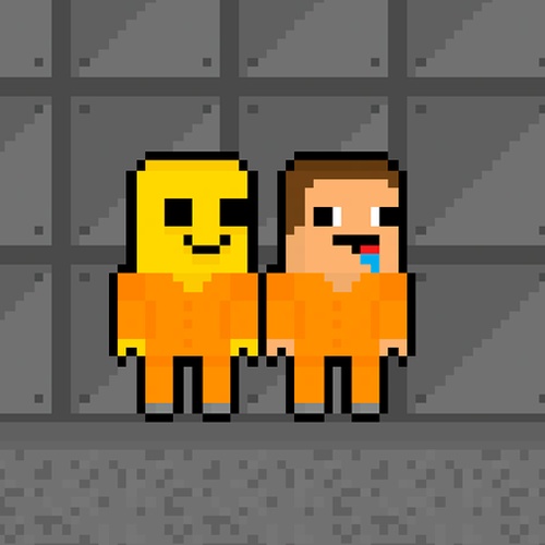 Obby and Noob Barry Prison Escape Game - Arcade Game