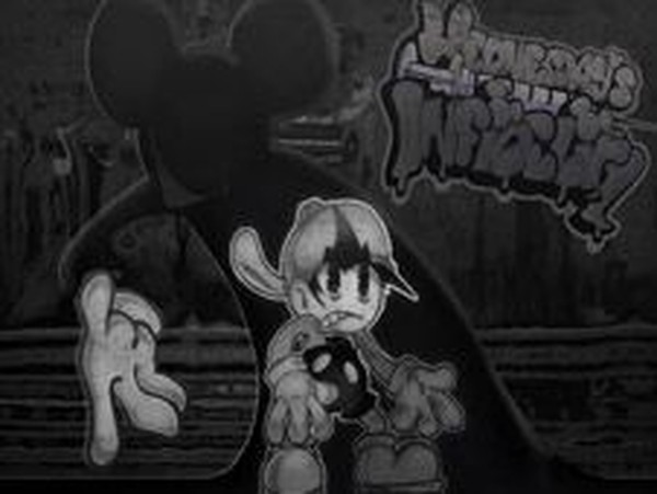 FNF vs Sad Mickey Mouse: Rhythm Arcade