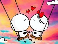 Happy Valentines Day Spot the Difference Puzzle Game