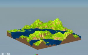 3D Terrain Generator Online Game - Procedural Landscape Creator Simulation Game