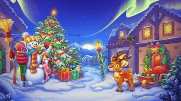 Snow Farm Happy New Year Online Game - Farm Game