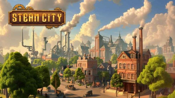 Steampunk City Builder Online Game Strategy Game