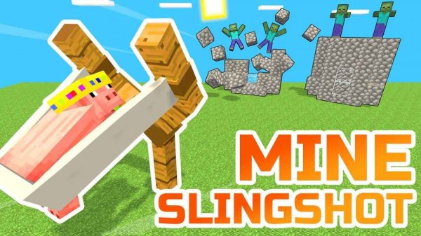 Mine Slingshot Puzzle Game - Arcade Game